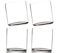 Amehla Lot de 4 verres à cocktail ultra fins 355 ml - Verres à whisky à l'ancienne - Minimaliste H20