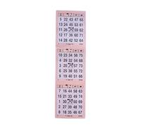 Ameisenkeks® Bloc de 300 tickets de bingo System 25 sur 75 N° 10 Orange