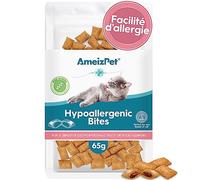 AmeizPet Friandises pour Chat Hypoallergénique - Biscuits Croustillants pour Chat Complément Alimentaire 65 g (2.3 oz)