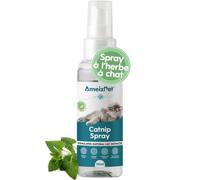 AmeizPet Spray d'herbe à Chat pour Chats, 50 ML (1.69 Oz) | Bruine De Pulvérisation pour Chat, Spray Transparent pour Chats Et Chaton, Usage Intérieur & Extérieur