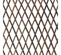 amelex 67 Grille Variable, Treillis en Osier Naturel Flexible, grosseur Variable, utilisable verticalement ou horizontalement, Repliable