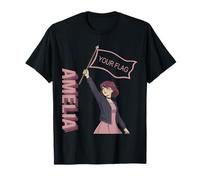 Amelia Anime Style Violet Goth Girl Esthétique Nom Design T-Shirt