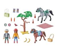 Playmobil 71470 Amélia et Ben avec Chevaux