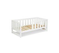 AMELIA Lit enfant 160x80 Blanc sans tiroir Blanc G