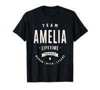 Amelia Nom amusant Amelia membre à vie T-Shirt