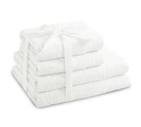 AmeliaHome Amari Lot de 2 Serviettes de Toilette 50 x 100 cm et 2 Serviettes de Bain 70 x 140 cm 100% Coton Absorbant de qualité