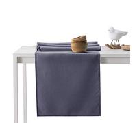 AmeliaHome Chemin de Table 30x80 cm Effet Lotus Hydrofuge