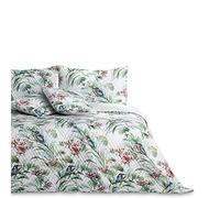 AmeliaHome Couvre-lit 260 x 280 cm Double Face Facile d'entretien matelassé Motif Plante d'oiseau Multicolore