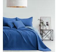 AmeliaHome Couvre-lit Bleu Ciel 170 x 210 cm - Couvre-lit matelassé ultrasonique - Polyester Softa