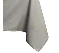AmeliaHome Nappe de Table Effet Lotus déperlant Polyester Cappuccino Empire 80x80 cm