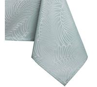 AmeliaHome Nappe de Table Effet Lotus déperlant Polyester Menthe Gaia 60x60 cm