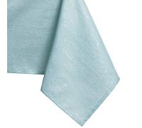 AmeliaHome Nappe Effet Lotus déperlant Polyester Bleu Vesta 120x160 cm Ovale