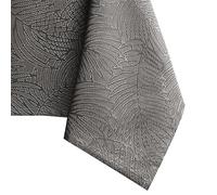 AmeliaHome Nappe Effet Lotus déperlant Polyester Cacao Gaia 120x200 cm