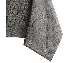AmeliaHome Nappe Effet Lotus déperlant Polyester Cacao Gaia 140x320 cm