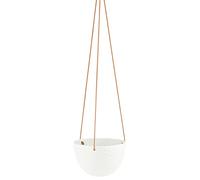AmeliaHome Pot de Fleurs en céramique à Suspendre Décoration Lokai Crème