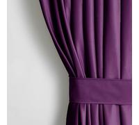 AmeliaHome Rideau aspect velours 1 pièce. Rideau à œillets en velours occultant, décoration de fenêtre