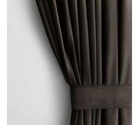 AmeliaHome Rideau aspect velours 1 pièce. Rideau à œillets en velours occultant, décoration de fenêtre