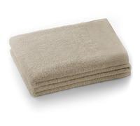 AmeliaHome Serviette de Douche 70 x 140 cm - Beige - 100% Coton - Absorbante - Cappuccino Amari
