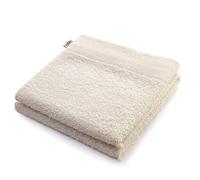 AmeliaHome Serviette d'invité Ecru 30 x 50 cm 100% Coton Qualité absorbante Crème Amari