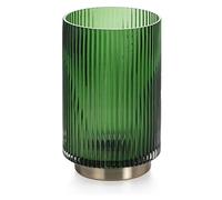 AmeliaHome Vase 12 x 19 cm Vase décoratif en Verre Décoration Gallo Vert