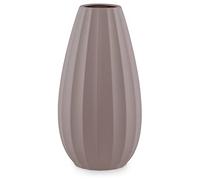 AmeliaHome Vase en céramique décoratif Vase de Table Décoration COB Cacao