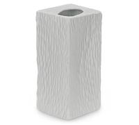 AmeliaHome Vase en céramique décoratif Vase de Table Décoration Devon Gris