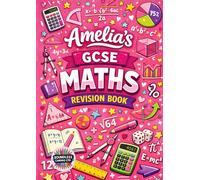 Amelia's GCSE Maths Revision Book - A4 - 100 blank squared pages - Check Description for how to personalise them.
