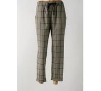 amelie & amelie pantalons femme de couleur beige