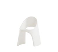 AMELIE - Chaise d'extérieur Slide Blanc