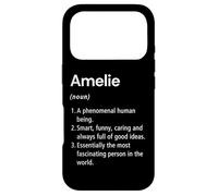 Amelie Définition du nom Dictionnaire Amusant Coque pour iPhone 17 Pro