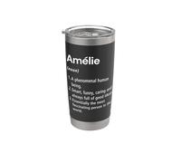 Amélie Définition du nom Dictionnaire amusant Gobelet isotherme en acier inoxydable double paroi