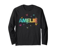 Amelie - Un Beau nom avec des Papillons. Manche Longue