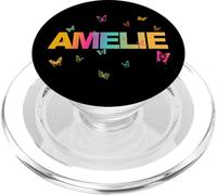 Amelie - Un Beau nom avec des Papillons. PopSockets PopGrip pour MagSafe