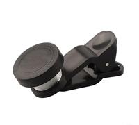 Amélioration de la photographie mobile avec objectif Fish Eye, grand angle et macro pour iPhone 12, 11, XS MAX, X, fixation facile (noir)