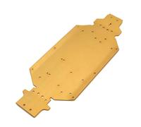 Amélioration de la Plaque de Base du châssis en métal Compatible avec 1 échelle 144010 144011 144002 RC CORS compatibles avec des modèles similaires(Gold)