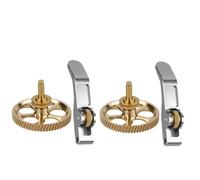 Amélioration de l'extrudeuse For Bambulab A1 : engrenages d'extrudeuse AL6061T6, poignée en alliage d'aluminium usinée for CNC, bras de support de galet tendeur, mini hotend for bambu Lab A1.(2pcs)