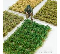 Amélioration de scène réaliste avec herbes statiques pour touffes vertes touffues parfaites pour les chemins de fer miniatures (2)