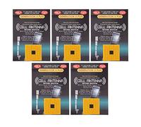 Amélioration du Signal de Téléphone, 5 Autocollants Amplificateur de Signal de Téléphone Portable, Amplificateur de Signal Portable, Autocollant Amplificateur de Signal D'antenne