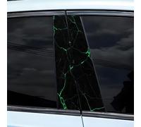 Amélioration du style de voiture avec autocollant fissuré optique 3D pour utilisation sur châssis de porte avec performance PET toutes saisons (E)