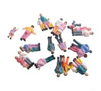Améliorations esthétiques pour modèles de train avec un lot varié de figurines mixtes, lot de 25