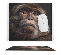 Améliore la précision et la Vitesse Tapis de Gaming singes macaques Mouse Pad Mousepad 25x30cm pour Joueurs Professionnels,Bureau,Souris