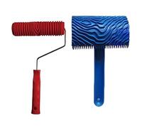 Améliore la texture du bois en caoutchouc Brosse de décoration de sol Facile à utiliser pour la peinture murale simple et les projets d'art de la maison Imitation de motifs en bois