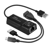 Améliore le plaisir de visionnage avec l'adaptateur Ethernet dédié, connecteur réseau à transmission rapide adapté pour TV3