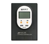 Améliore le régulateur de charge solaire avec surintensité et conversion de puissance efficace 12 V/24 V, convient pour une utilisation en extérieur, contrôleurs MPPT étanches en plein air