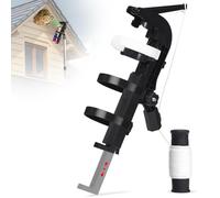 Amélioré pulvérisateur pour rallonge de bombe aérosol, adaptateur de bombe aérosol réglable, support polyvalent pour les frelons/la peinture/le nettoyage des vitres, Longueur adaptée 22-34cm(Noir)