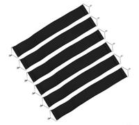Améliorez la durée de vie de vos chaises. Obtenez un lot de 6 ceintures de chaise robustes conçues spécifiquement pour les modèles inclinables et pliants (noir)