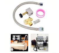 Améliorez l'efficacité du compresseur d'air avec 5 valves anti-retour en laiton 14 x 1 5 mm pour une installation facile (tuyau de 350 mm)