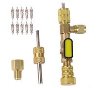 Améliorez l'efficacité du système CVC avec l'outil de retrait de noyau de valve double taille pour systèmes R410A et R22