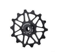 Améliorez vos performances avec la poulie à roulement en céramique Si3N4 pour VTT et vélo de route (14T noir)