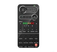 Améliorez votre créativité avec une carte son portable offrant 9 effets pour chanter en direct sur des appareils mobiles (jeu de cartes son)
